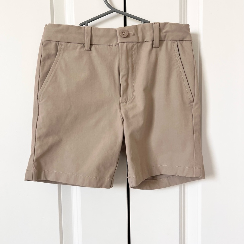 Vineyard Vines boys khaki Flat Front Shorts